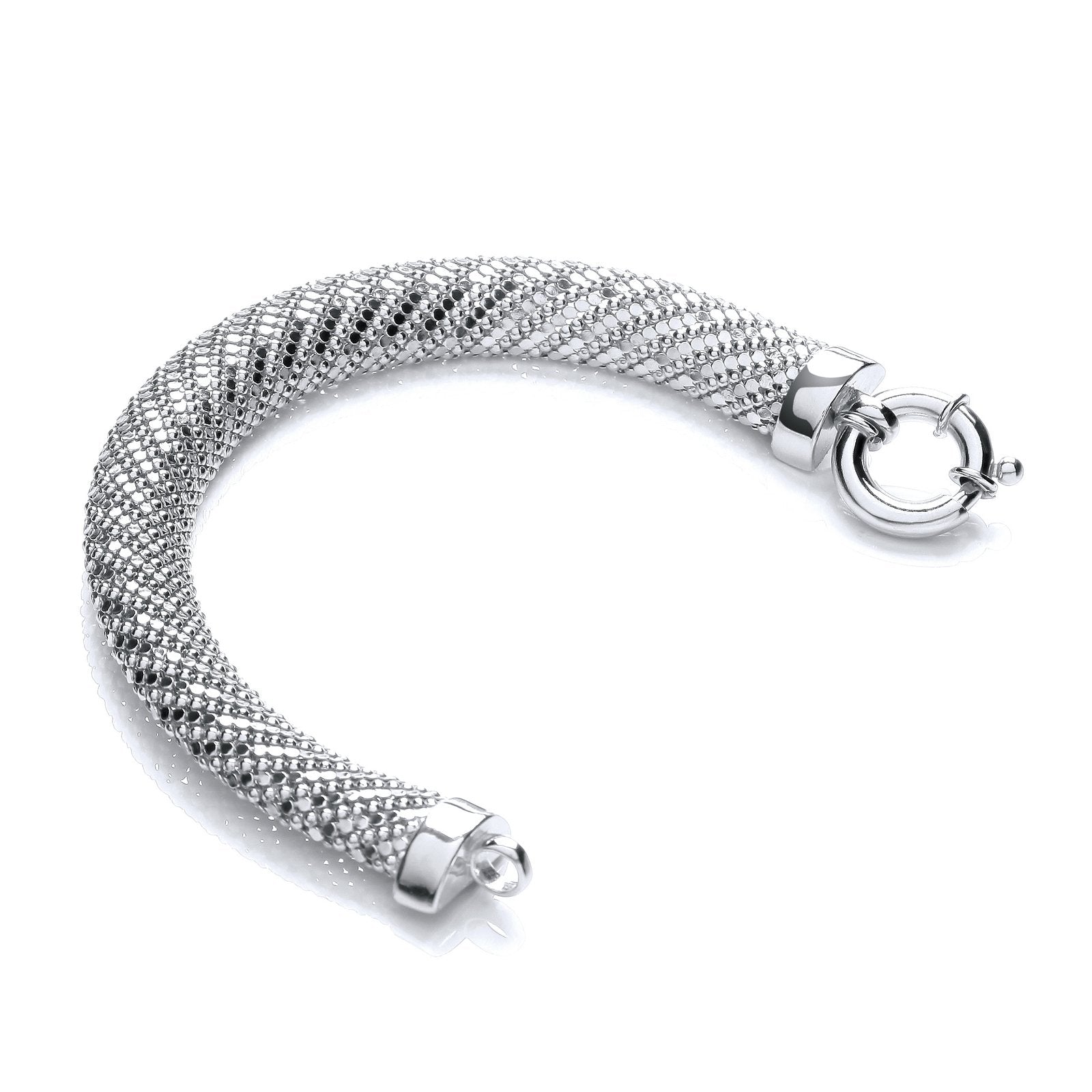 Silver Mesh Bracelet - Fine Bracelet - Certified Authentic - Swiss Made - UK Stock - Insured – Luxury Jewellery by Imp